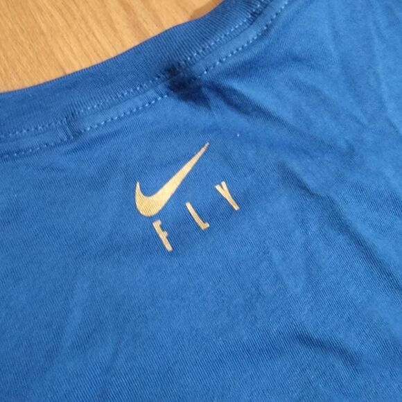 Nike Fly Basketball Be A Legend Women's T Shirt Boyfriend Cut Loose Fit Indigo M - Picture 15 of 15